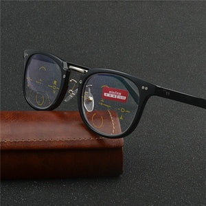 Progressive Multifocal glasses Transition Sunglasses Photochromic Reading Glasses Men Points for Reader Near Far sight FML