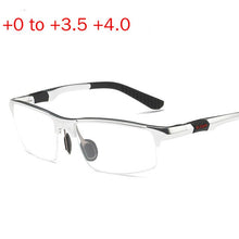 Load image into Gallery viewer, Aluminum Magnesium Multifocal Lens Reading Glasses Men Presbyopia Hyperopia Bifocal Glasses Weomen Sun Photochromic Sunglasse NX